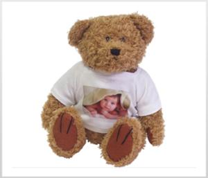 Soft Toy & Photo T-Shirt with Teddy Bear design